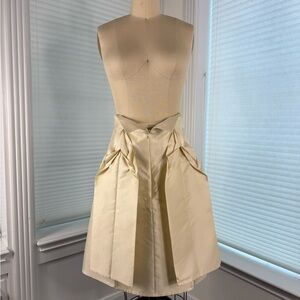 Chic Cream A-Line Skirt